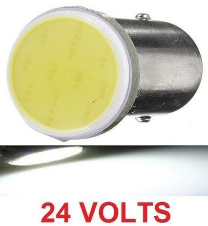 Kit 2 Lampada Cob Led Ba15s 1P P21 1156 Branca 24v - Mfl Menor preço em Kit 2 Lampada Cob Led Ba15s 1P P21 1156 Branca 24v - Mfl