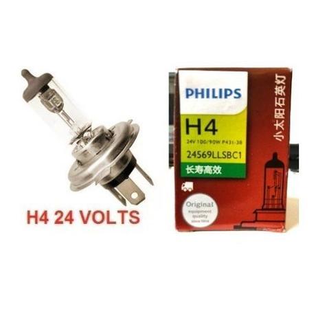 Kit 2 Lampada Philips H4 3000k 100/90w 24v - Mfl Menor preço em Kit 2 Lampada Philips H4 3000k 100/90w 24v - Mfl