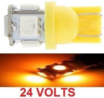 Kit 2 Lampada T10 5 Led Amarela 24v - Mfl é boa?