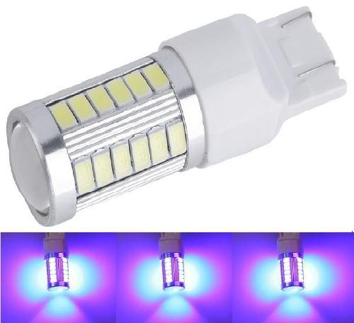 Kit 2 Lampada T20 33 Led Cree Azul 1P W21 7440 12v - Mfl Menor preço em Kit 2 Lampada T20 33 Led Cree Azul 1P W21 7440 12v - Mfl
