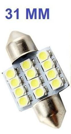 Kit 2 Lampada Torpedo C5w 12 Led 31 Mm 12v - Mfl Menor preço em Kit 2 Lampada Torpedo C5w 12 Led 31 Mm 12v - Mfl