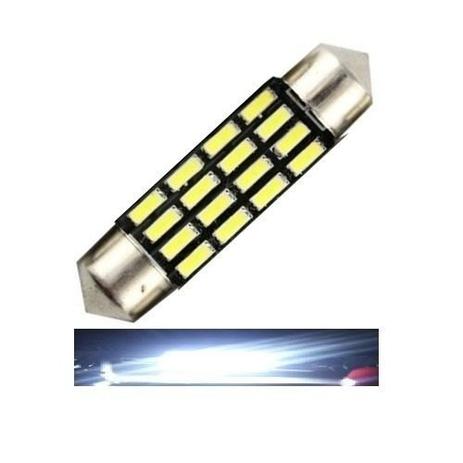 Kit 2 Lampada Torpedo C5w Cambus Branco 16 Led 39 Mm 12v - Mfl Menor preço em Kit 2 Lampada Torpedo C5w Cambus Branco 16 Led 39 Mm 12v - Mfl
