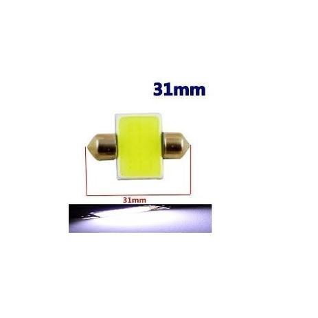 Kit 2 Lampada Torpedo C5w Cob Led Chip Branca 31 Mm 12v - Mfl Menor preço em Kit 2 Lampada Torpedo C5w Cob Led Chip Branca 31 Mm 12v - Mfl
