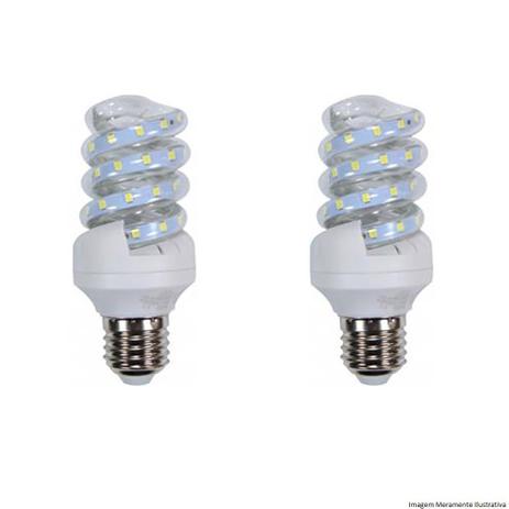Kit 2 lâmpadas de led 12w jikatec 6000k espiral (bf) Menor preço em Kit 2 lâmpadas de led 12w jikatec 6000k espiral (bf)