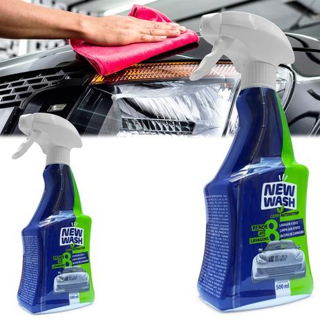 Kit 2 Lava a Seco Automotivo New Wash 500ml Menor preço em Kit 2 Lava a Seco Automotivo New Wash 500ml