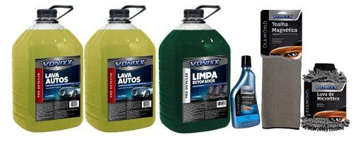 Kit 2 Lava Autos Carros Limpa Estofados Luva Toalha Vonixx Menor preço em Kit 2 Lava Autos Carros Limpa Estofados Luva Toalha Vonixx
