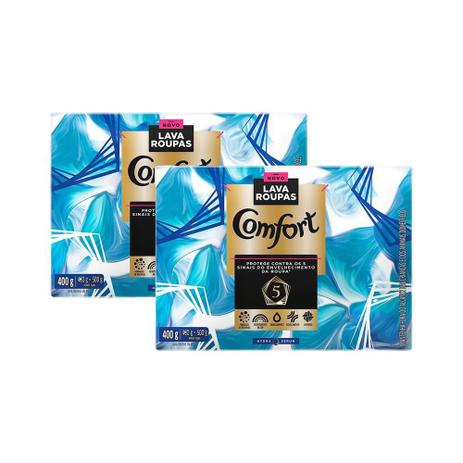 Kit 2 Lava-Roupas em Pó Comfort Hydra Sérum 400g é boa?