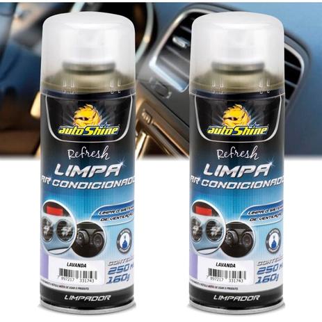 Kit 2 Limpa Ar Condicionado Automotivo Spray Carro Novo Autoshine 250ml Menor preço em Kit 2 Limpa Ar Condicionado Automotivo Spray Carro Novo Autoshine 250ml