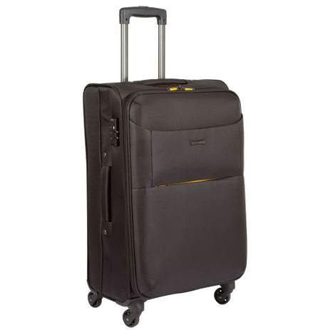 Kit 2 Malas de Viagem 360º Fusion 1T P e M Preto Sestini Menor preço em Kit 2 Malas de Viagem 360º Fusion 1T P e M Preto Sestini