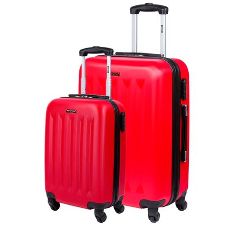 Kit 2 Malas P G de Viagem Com Rodinhas 360 4 Joy 3 - Vermelho - Sestini é ruim? Kit 2 Malas P G de Viagem Com Rodinhas 360 4 Joy 3 - Vermelho - Sestini é boa?
