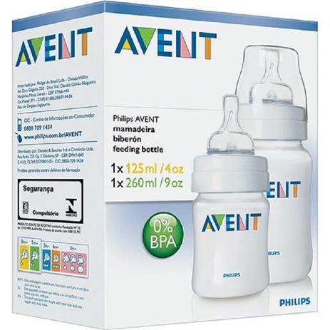 Kit 2 Mamadeiras Anti-Cólica 125ml e 260ml Philips Avent é boa?