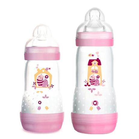 Kit 2 Mamadeiras Mam First Bottle 260ml + 320ml Rosa (4664+4678) é boa?