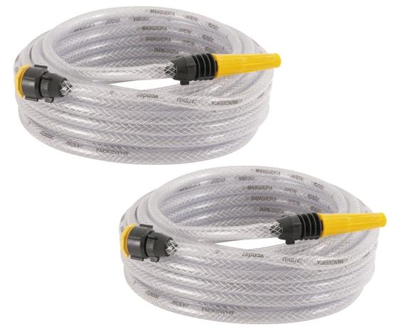 Kit 2 Mangueiras Trançada Conjunto Completo Jardim 60 Metros - Vonder Menor preço em Kit 2 Mangueiras Trançada Conjunto Completo Jardim 60 Metros - Vonder