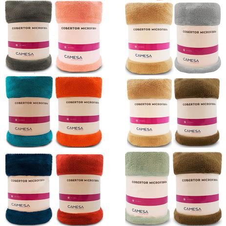 Kit 2 Manta Cobertor Casal e Solteiro Microfibra Soft Macia Fleece Camesa - Emcompre Menor preço em Kit 2 Manta Cobertor Casal e Solteiro Microfibra Soft Macia Fleece Camesa - Emcompre