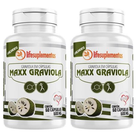 Kit 2 Maxx Graviola 120 Cápsulas Melcoprol Menor preço em Kit 2 Maxx Graviola 120 Cápsulas Melcoprol