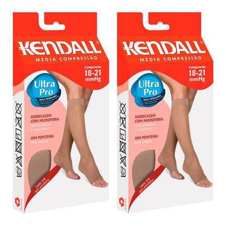 Kit 2 Meias 3/4 Kendall Média Compressão Sem Ponteira 1871 Menor preço em Kit 2 Meias 3/4 Kendall Média Compressão Sem Ponteira 1871
