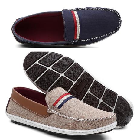 Kit 2 Mocassim Masculino Oxford Bico Redondo Macio Conforto - Kreeper -  Mocassim Masculino - Magazine Luiza