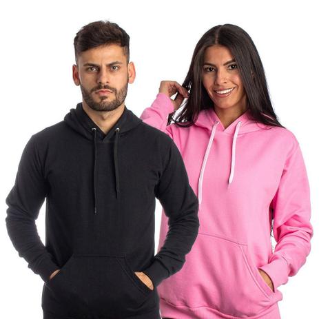 magenta pink moletom com capuz