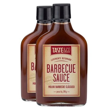 Kit 2 Molho Barbecue Classico Taste Co 285g Menor preço em Kit 2 Molho Barbecue Classico Taste Co 285g