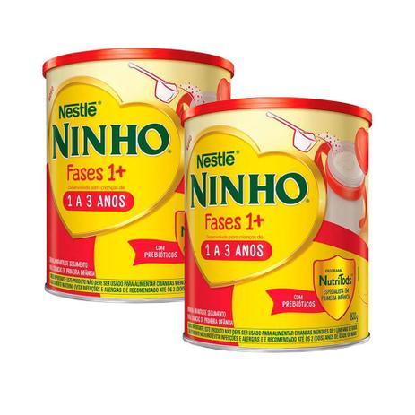 Kit 2 Ninho Fases 1+ 800g cada - Nestlé Menor preço em Kit 2 Ninho Fases 1+ 800g cada - Nestlé