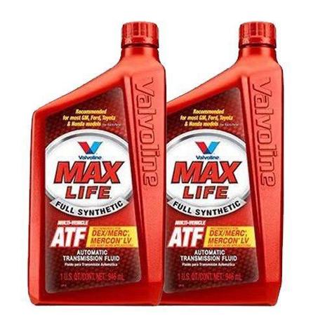 Kit 2 oleo cambio transmissao automatica maxlife atf sintetico valvoline mercon dexron 946 ml cada - kit00301 Menor preço em Kit 2 oleo cambio transmissao automatica maxlife atf sintetico valvoline mercon dexron 946 ml cada - kit00301