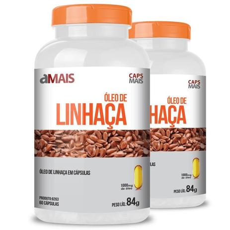Kit 2 Óleo de Linhaça 1000mg Chá Mais 60 cápsulas é boa?