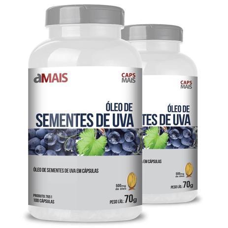Kit 2 Óleo de semente de uva 500mg Chá mais 100 cápsulas é ruim? Kit 2 Óleo de semente de uva 500mg Chá mais 100 cápsulas é boa?