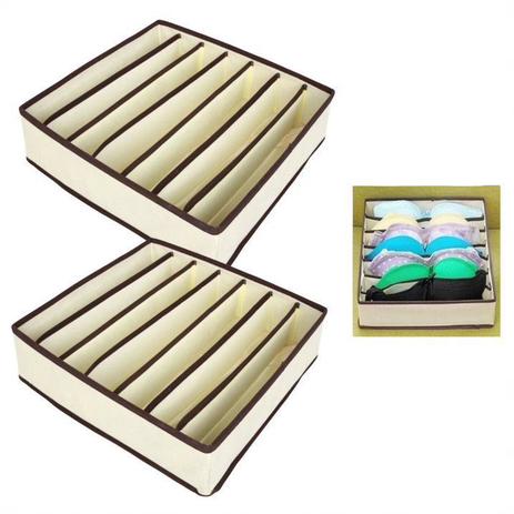 Kit 2 Organizador De Sutiã Soutien Com Bojo Para Gavetas Guardar Aberto 6 Nichos - Universal Vendas Menor preço em Kit 2 Organizador De Sutiã Soutien Com Bojo Para Gavetas Guardar Aberto 6 Nichos - Universal Vendas