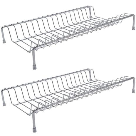 Kit 2 Organizador para Pratos Aço Cromado para Até 18 Pratos - Passerini é boa?