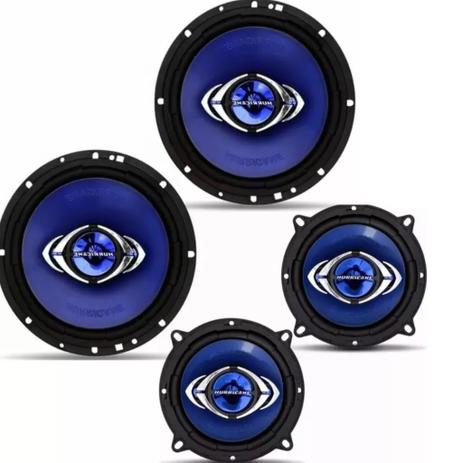 Kit 2 Pares Alto Falante Hurricane 5 E 6 Polegadas Citroen C3 Menor preço em Kit 2 Pares Alto Falante Hurricane 5 E 6 Polegadas Citroen C3