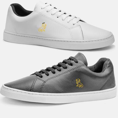 sapatenis masculino preto e branco