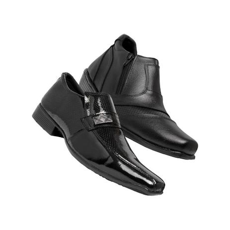 calçados em couro masculino