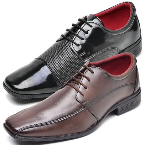 sapato social masculino solado de borracha