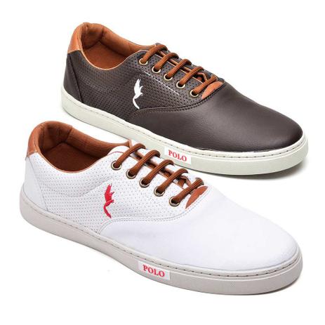 tenis casual masculino polo