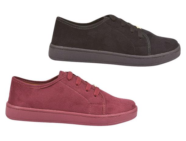 sapatenis de camurça feminino