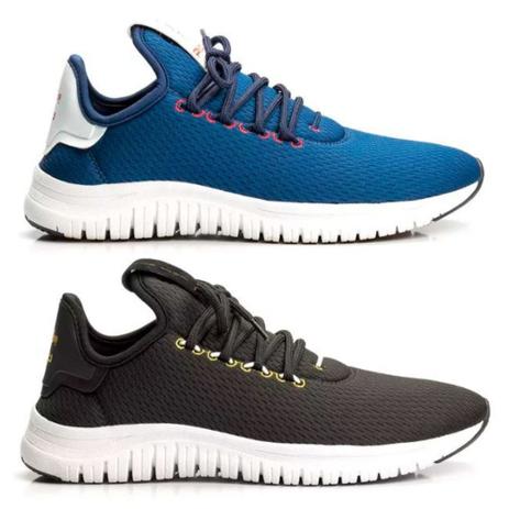Kit 2 Pares Tênis Masculino Esportivo Polo Marinho e Preto - Polo Joy - Tênis Masculino - Magazine Luiza