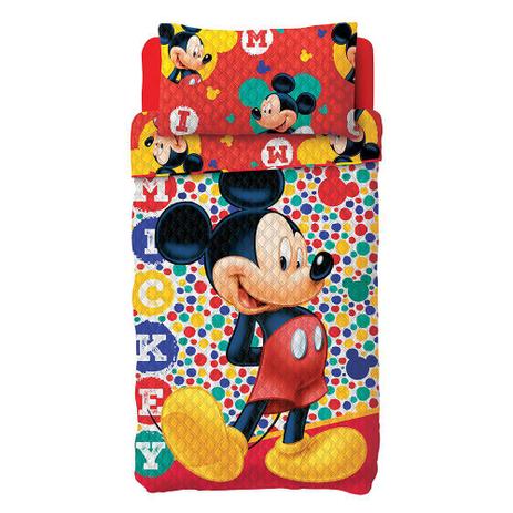 Kit 2 Peças Bouti Mickey Colcha e Fronha Lepper 45854 Menor preço em Kit 2 Peças Bouti Mickey Colcha e Fronha Lepper 45854