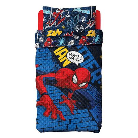 Kit 2 Peças Bouti Spider Man Colcha e Fronha Lepper 45850 Menor preço em Kit 2 Peças Bouti Spider Man Colcha e Fronha Lepper 45850