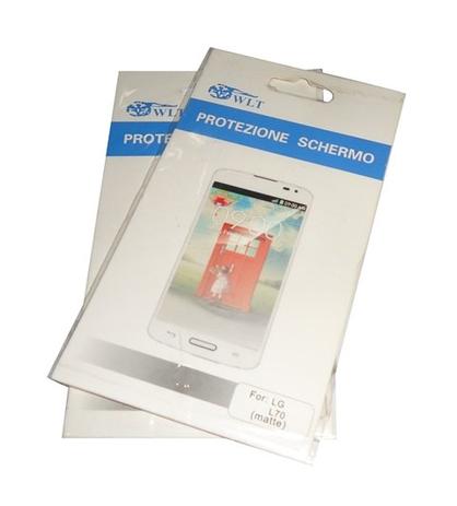 Kit 2 Películas Plástico LG Optimus L70 - Wlt Menor preço em Kit 2 Películas Plástico LG Optimus L70 - Wlt
