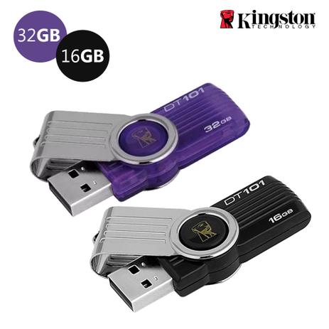 Kit 2 Pen Drive Kingston 32GB e 16GB USB 2.0 - DataTraveler 101 G2 Menor preço em Kit 2 Pen Drive Kingston 32GB e 16GB USB 2.0 - DataTraveler 101 G2
