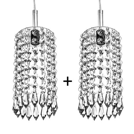 Kit 2 Pendente De Cristal Acrilico Redondo Clearcrillic - Marryluz Menor preço em Kit 2 Pendente De Cristal Acrilico Redondo Clearcrillic - Marryluz