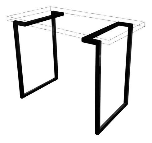 Kit 2 Pes Base Mesa De Metal Para Mesinha Pequena Escritório - Móveis 3M Menor preço em Kit 2 Pes Base Mesa De Metal Para Mesinha Pequena Escritório - Móveis 3M