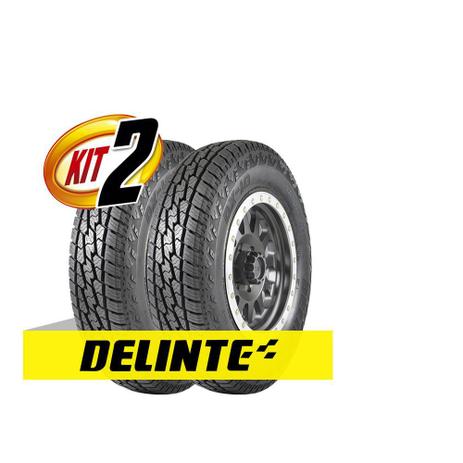 Kit 2 pneus 215/75 Aro 15 Delinte Dx10 Bandit A/T 215/75R15 100/97S 6PR - Outros Menor preço em Kit 2 pneus 215/75 Aro 15 Delinte Dx10 Bandit A/T 215/75R15 100/97S 6PR - Outros