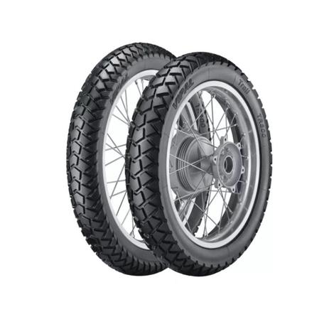 Kit 2 Pneus dianteiros Tornado 80/90-21 Tr300 Vipal Menor preço em Kit 2 Pneus dianteiros Tornado 80/90-21 Tr300 Vipal