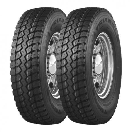 Kit 2 Pneus Triangle Aro 17,5 215/75R17,5 TR-689A 16 Lonas 135/133L borr Menor preço em Kit 2 Pneus Triangle Aro 17,5 215/75R17,5 TR-689A 16 Lonas 135/133L borr
