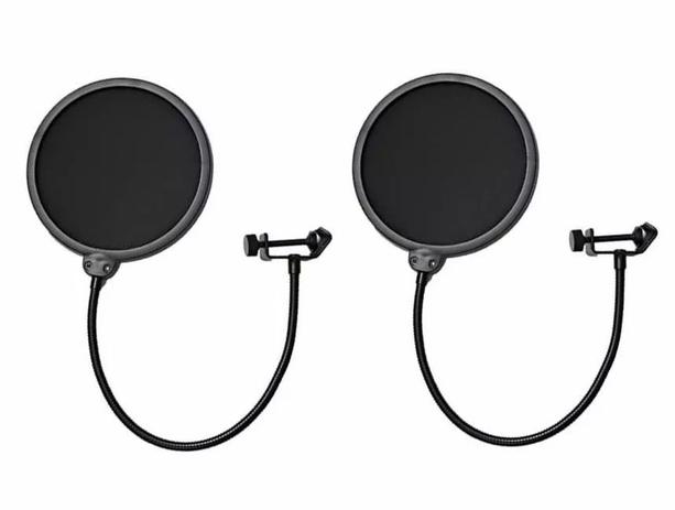 Kit 2 Pop Filter Tela Anti Sopro P/ Microfone Haste Flexível - Vines Menor preço em Kit 2 Pop Filter Tela Anti Sopro P/ Microfone Haste Flexível - Vines