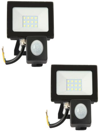 Kit 2 Projetor Led Super Slim 10W Com Sensor Branco Frio Bivolt - Inluss Menor preço em Kit 2 Projetor Led Super Slim 10W Com Sensor Branco Frio Bivolt - Inluss