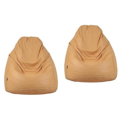 Menor preço em Kit 2 Puffs Fofão Pop Mostarda - Stay Puff