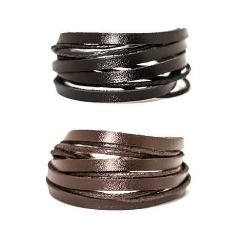 Kit 2 Pulseiras Couro Masculinas Femininas Braceletes Tribal - Colleshop Menor preço em Kit 2 Pulseiras Couro Masculinas Femininas Braceletes Tribal - Colleshop