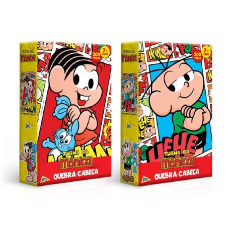Kit 2 Quebra Cabeça 200 Peças - Turma da Mônica - Toyster é ruim? Kit 2 Quebra Cabeça 200 Peças - Turma da Mônica - Toyster é boa?
